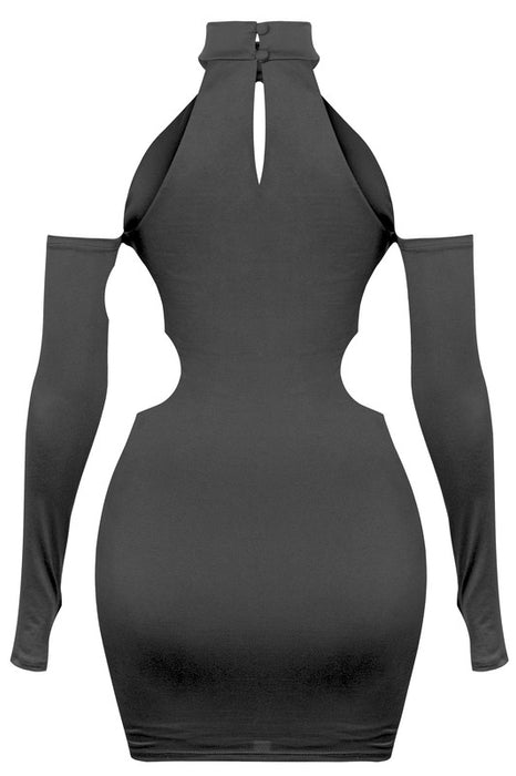 maddie cut out dress MADDY BLACK CUTOUT MINI DRESS CTRL N U I T